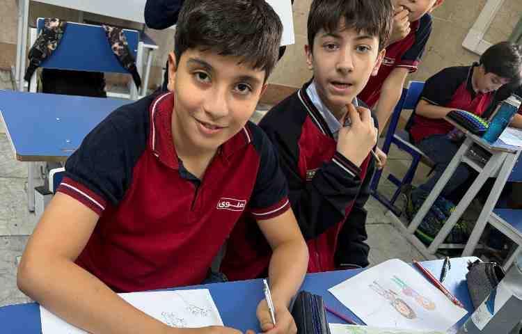 بازدید سرکار خانم آرین از دفتر مرکزی دپارتمان هنر از کلیه پایه ها 13