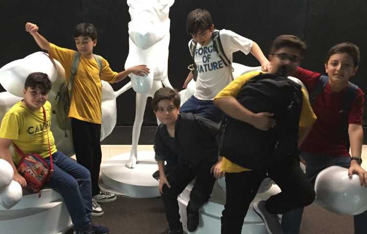 بازدید علمی در باغ کتاب و نوجوان