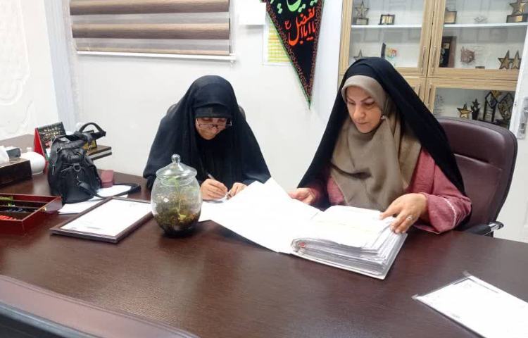 بازدید کارشناس محترم منطقه از پایگاه تابستان 2