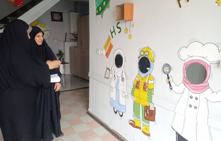 بازدید کارشناس محترم منطقه از پایگاه تابستان 6