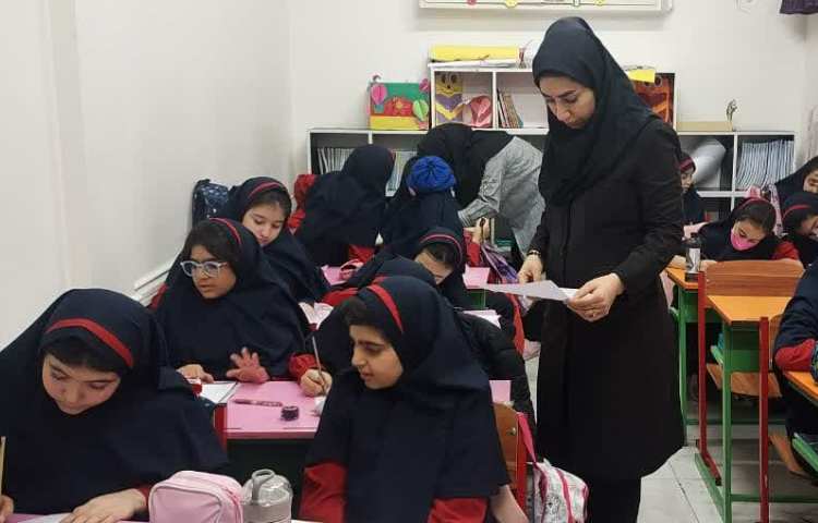 بازدید کلاس زیبانویسی 2