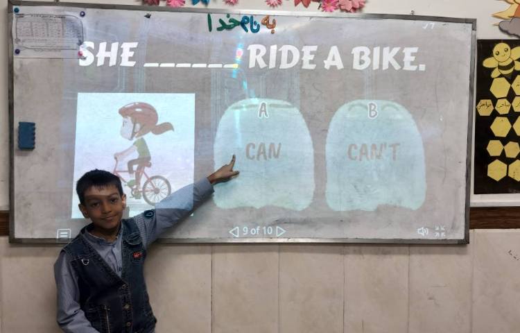 بازی آنلاین جهت تمرین ساختار can/can't 2