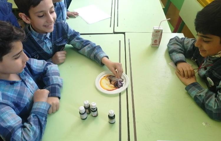 :بازی با رنگ ها، کلاس زمین 2