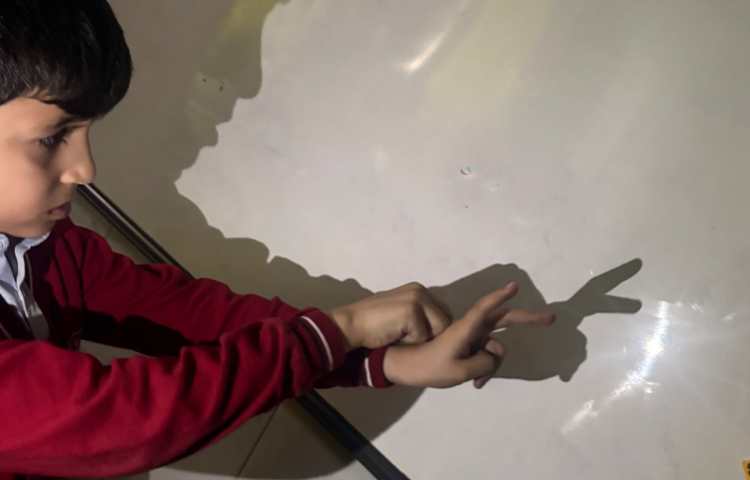 بازی با سایه و مرور اعداد 6