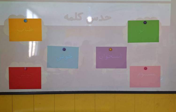 بازی با واژه ها (فارسی)/ مبحث کلمات استثناء و نشانه های چندشکلی / بازی کلمه سازی و حدس کلمه