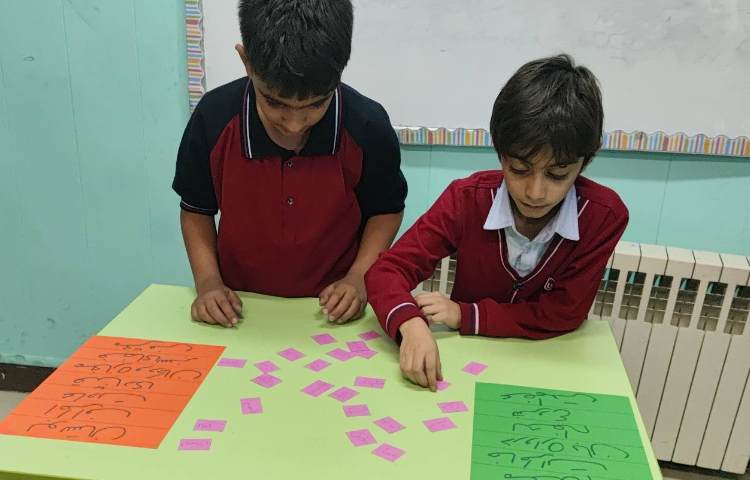 بازی با کلمات همراه با الگو 4