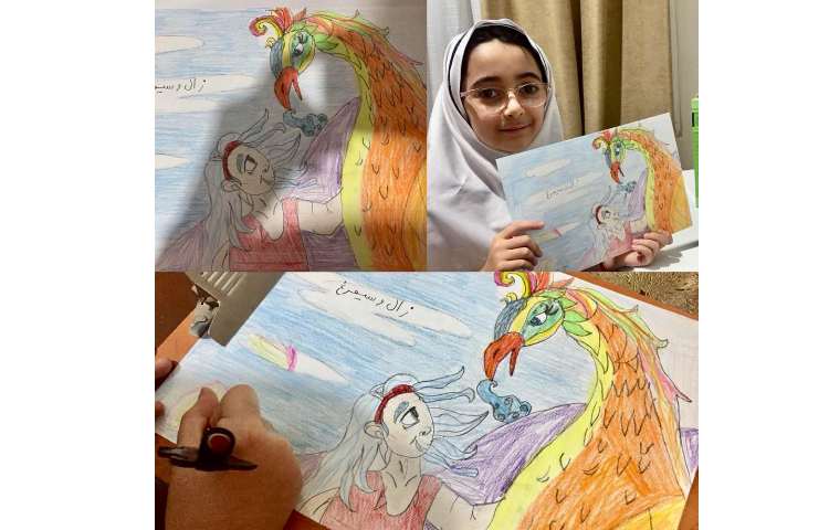 بازی با یخ در هفته ملی علوم،دختر خوبم ماهک قلابدور