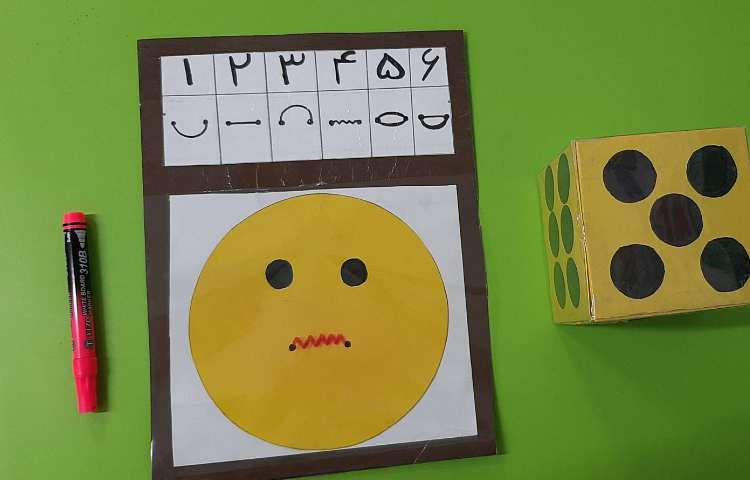 بازی جذاب و هدفمند اعداد و خطوط به همراه پسرانم در کلاس شاپرک