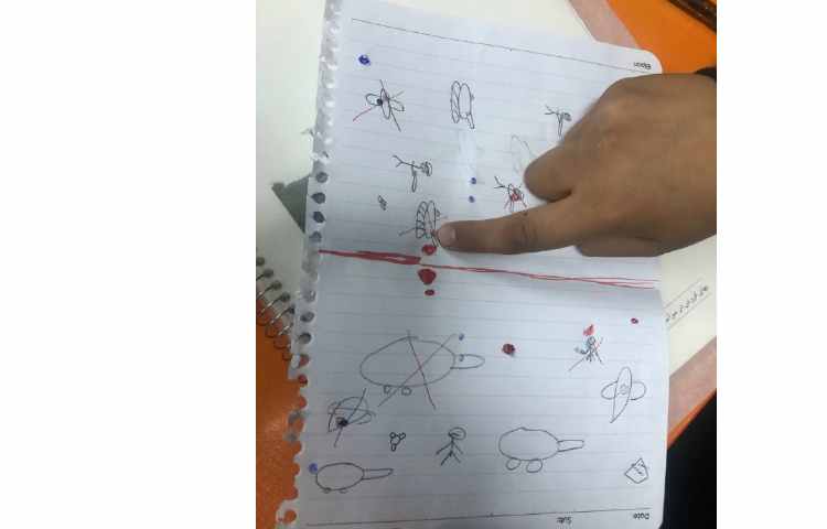 بازی جنگ با تانک و سرباز تدریس قرینه یک نقطه نسبت به خط 3