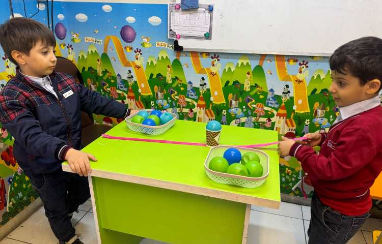 بازی جهت تقویت حس همکاری و صبر 1