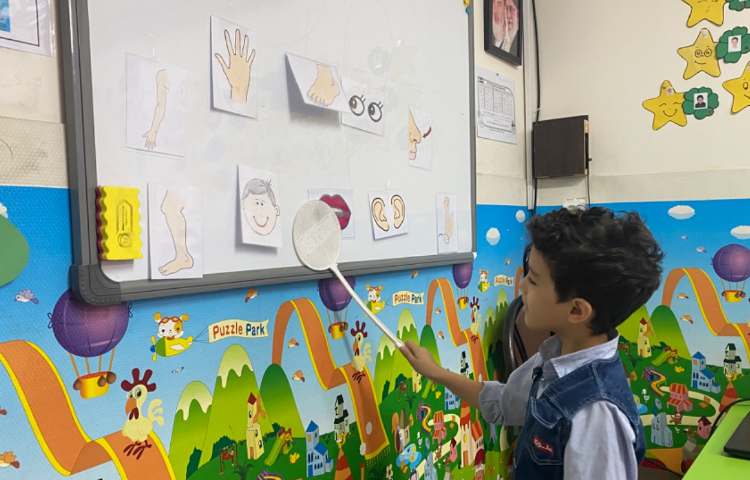 بازی جهت تمرین لغات Body Parts 2