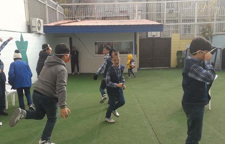 بازی دبستانی (گوزن و ببر) پایه ششم دبستان 5