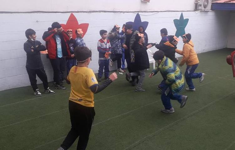 بازی دبستانی (گوزن و ببر) پایه ششم دبستان 7