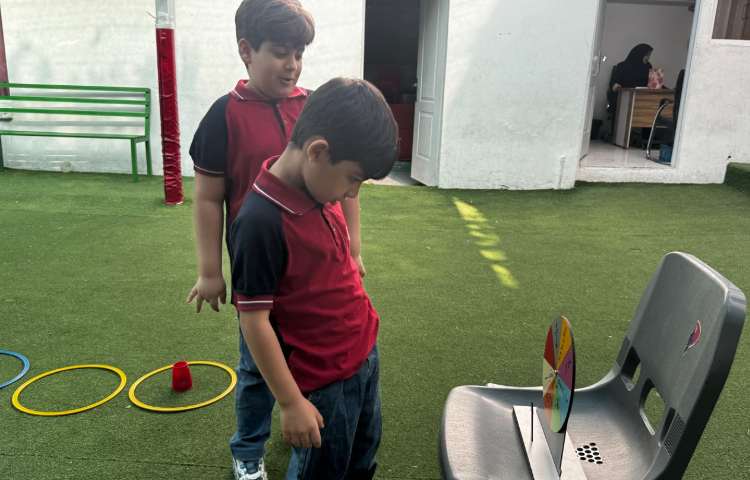 بازی ریاضی و فارسی همراه با ورزش