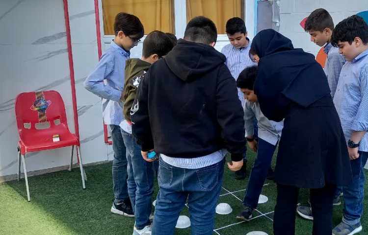 بازی زبانی tic-tac-toe در زنگ تفریح 3