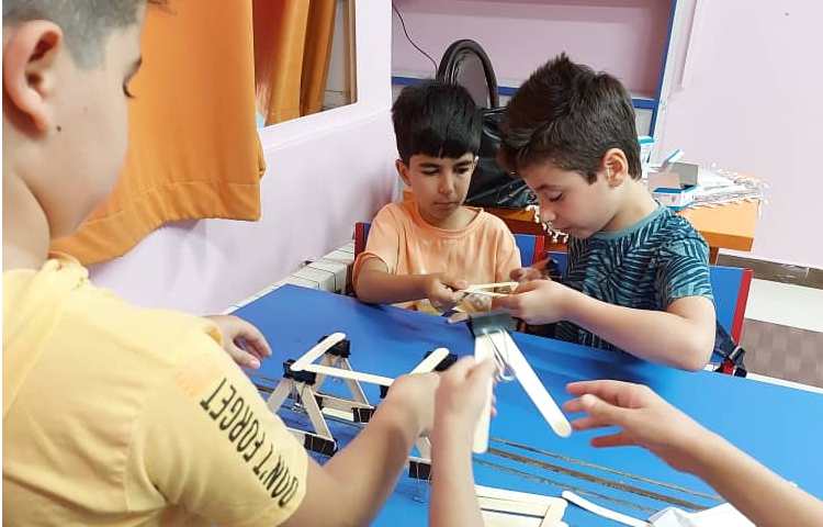 بازی ساختنی برج مثلثی 5