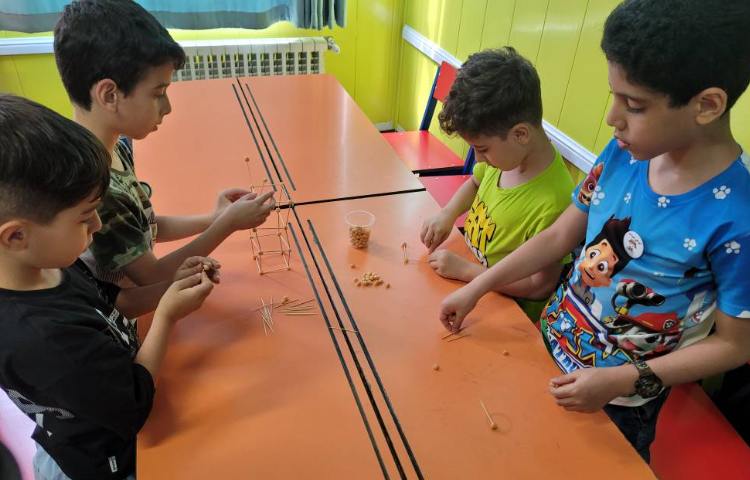 : بازی ساختنی، ساخت سازه ی نخودی