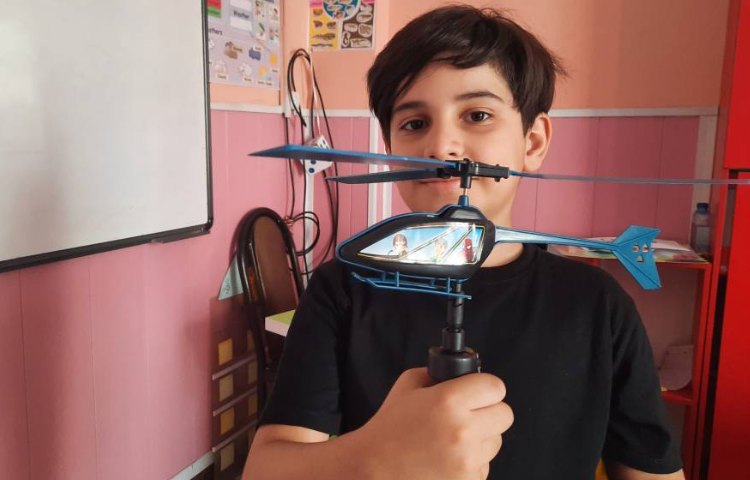 : بازی ساختنی، ساخت هلی کوپتر پرنده