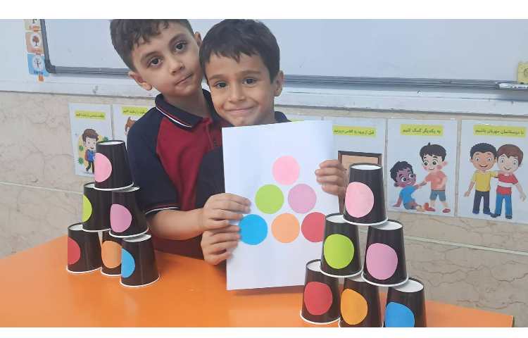 بازی لیوان چینی بر اساس الگو 5