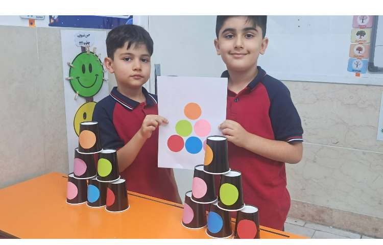 بازی لیوان چینی بر اساس الگو 6