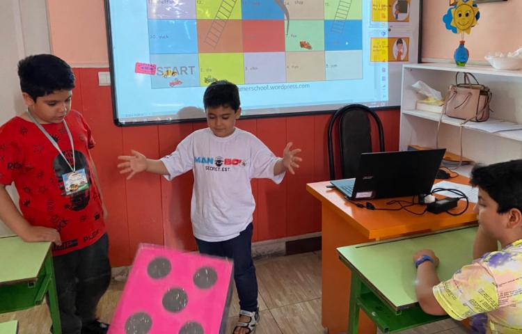 : بازی مار و پله، تمرین صدا کشی کلمات مربوط به حروف x,y,ch,sh 3