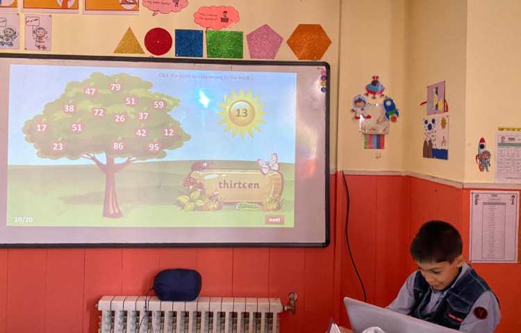 بازی مربوط به تمرین اعداد 11 تا 30 2