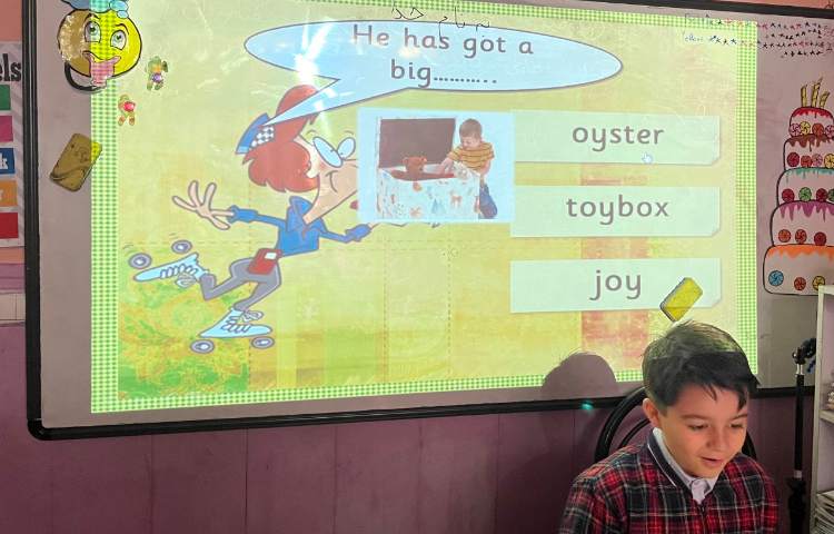 بازی مربوط به جملات oy 2