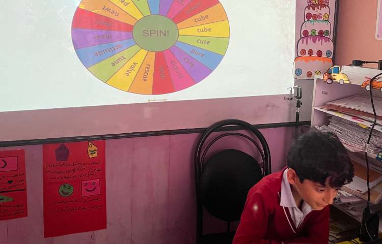 بازی مربوط به خواندن کلمات ew 3