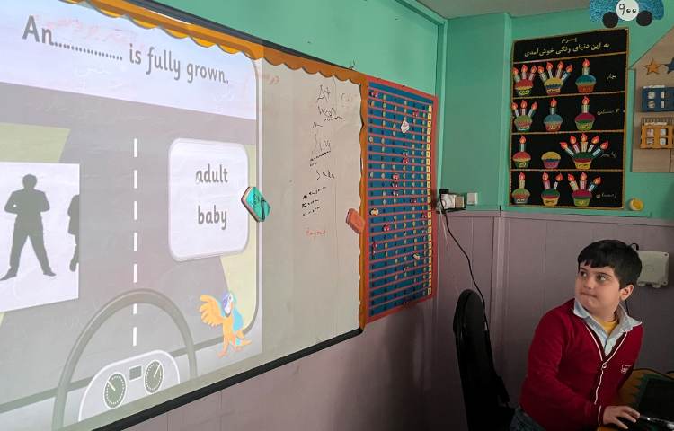 بازی مربوط به درس animals baby 5