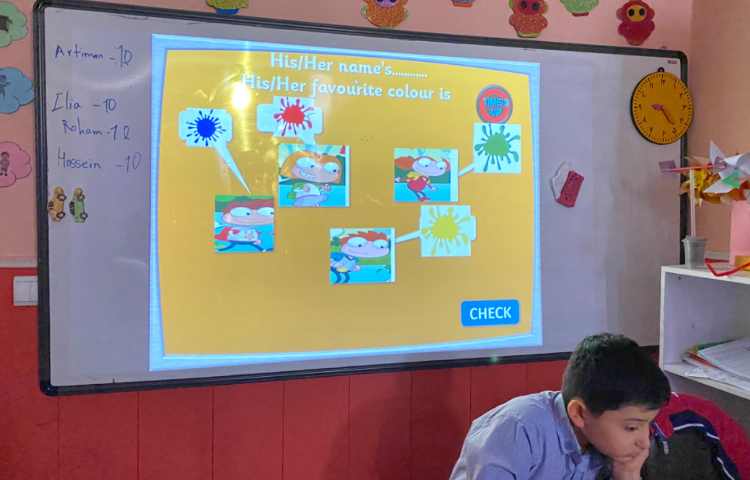 بازی مربوط به دوره درس welcome 1