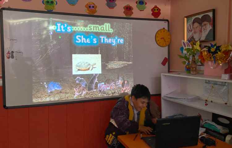 بازی مربوط به it's و they're 1