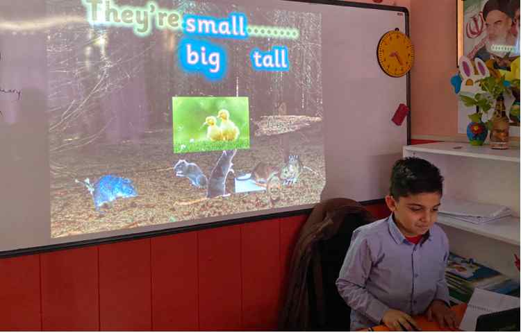 بازی مربوط به it's و they're 3