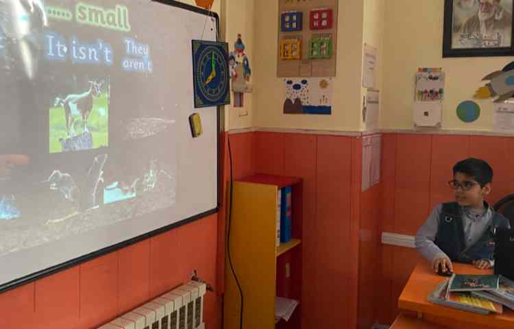 بازی مربوط به it's و they're 8