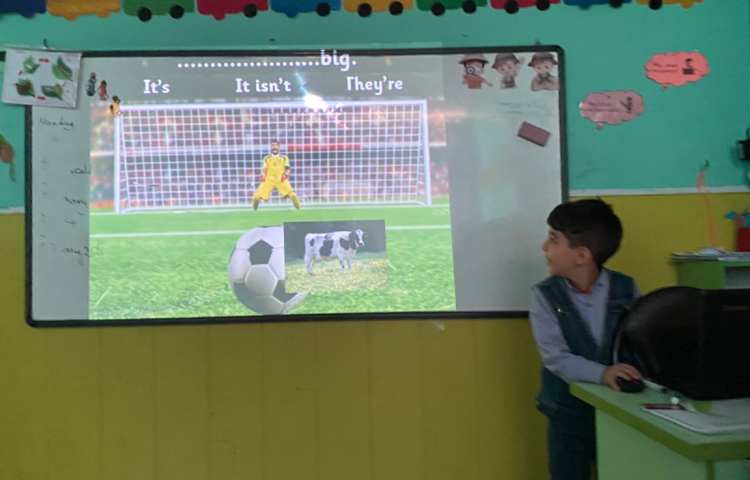 بازی مربوط به it's و they're 9