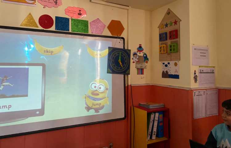 بازی مربوط به Action verbs 2