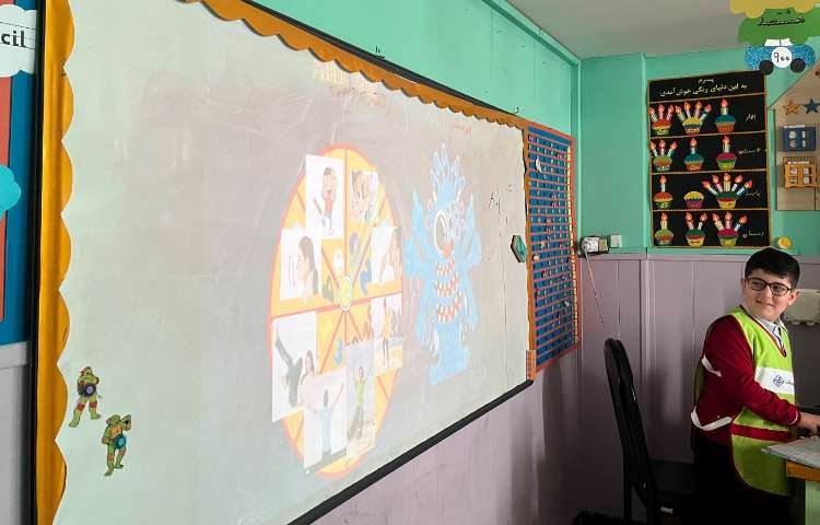 بازی مربوط به action verbs 7