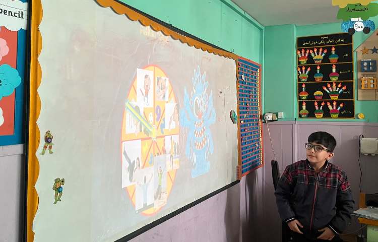 بازی مربوط به action verbs 8