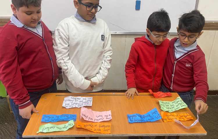 بازیِ مرتب‌سازی جملات جهت تمرین Reading 3