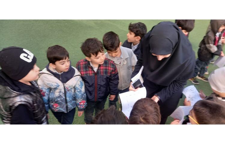 بازی های زبانی در صبحگاه هفته ملی علوم‌ 9