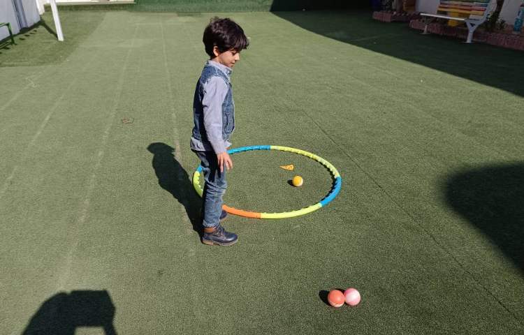 بازی هدفمند ،بازی اعداد بوسیله‌ی حلقه و توپ 1