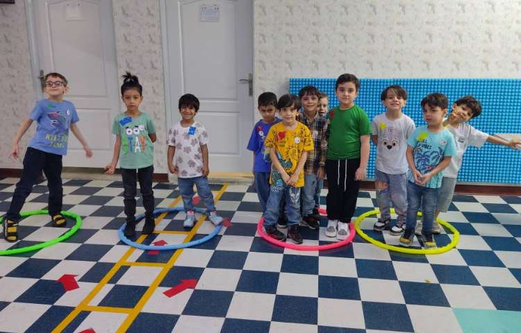 :بازی هدفمند حلقه رنگی جهت شناخت رنگها 1