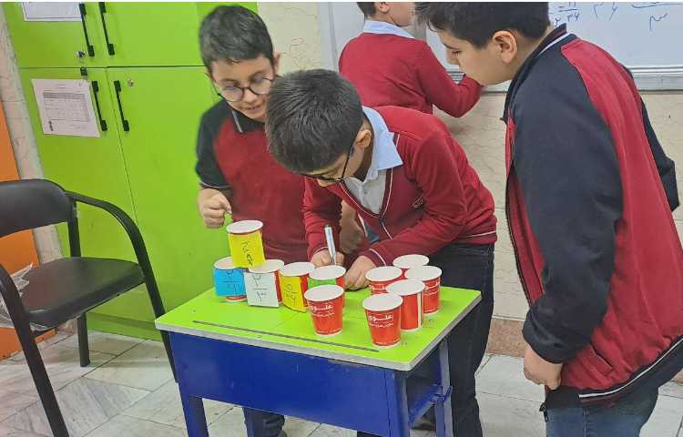 بازی و ریاضی جمع کسرها به صورت گروهی 4