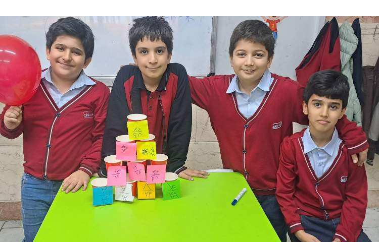 بازی و ریاضی جمع کسرها به صورت گروهی 8
