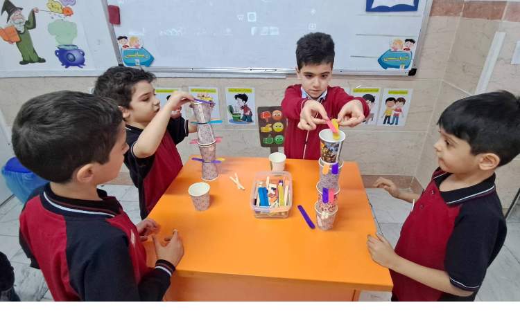 بازی و مسابقه با توجه به درس الگو سازی در ریاضی 4