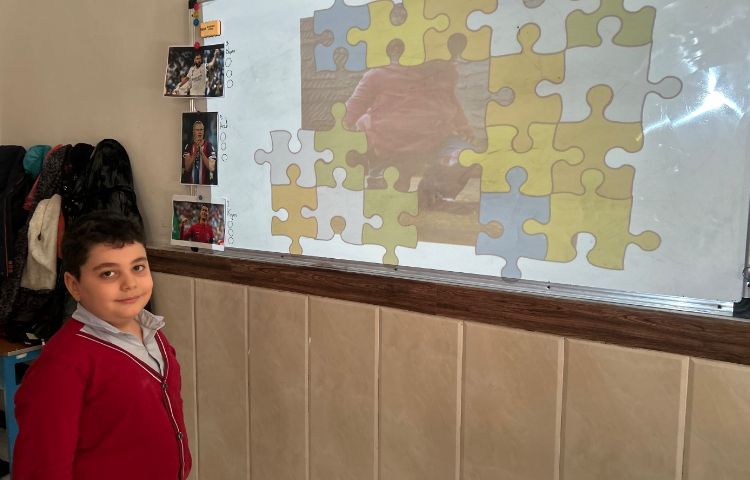 بازی پازل جهت تمرین عبارات درس 4 کتاب Our Discovery Island 2