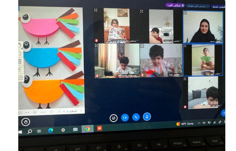 باطبیعت دوستی با حیوانات درست کردن کاردستی پرنده 2