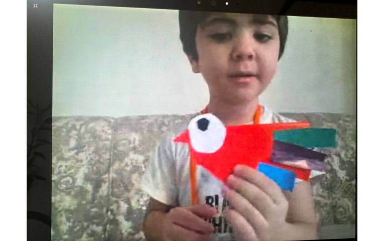 باطبیعت دوستی با حیوانات درست کردن کاردستی پرنده 3