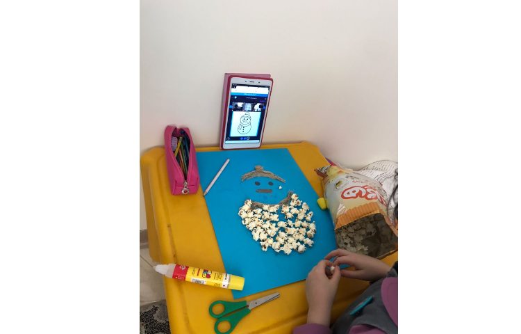 باهم بسازیم:ساخت ادم برفی با پفیلا به مناسبت جشن میانه زمستان 1