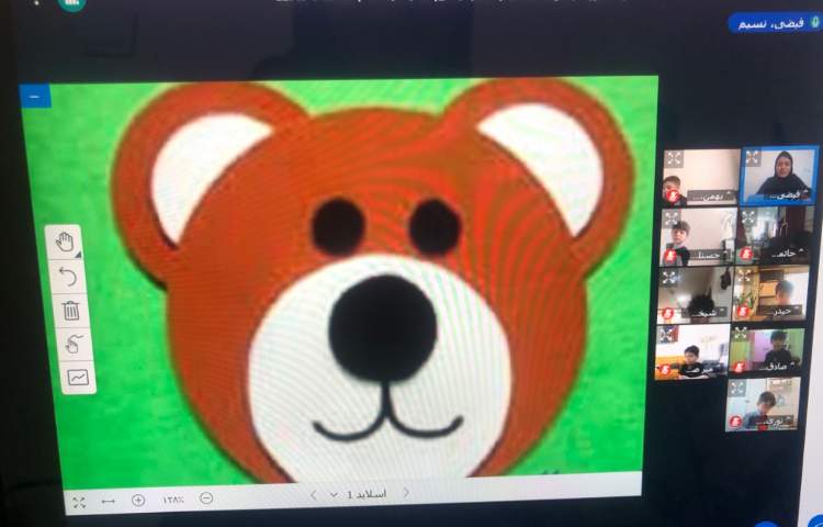 با توجه به یادگیری نشانه (س) کاردستی خرس درست کردیم 3