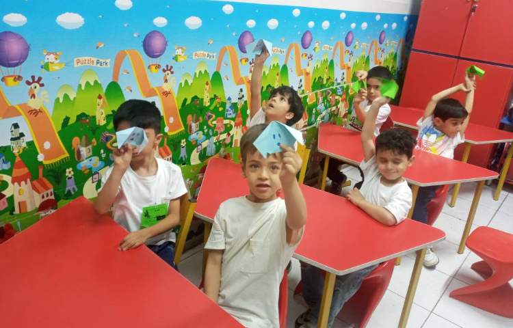 با طبیعت/ درست کردن اوریگامی سگ